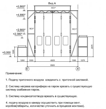 Окрасочно-сушильная камера для электровозов и локомотивов SPK Окрасочно-сушильная камера для электровозов и локомотивов SPK