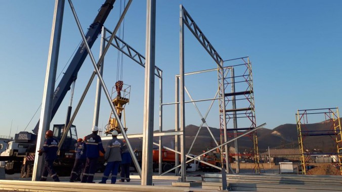 Уличная камера окраски и сушки для нефтяного оборудования SPK-15.6.7, г. Новороссийск