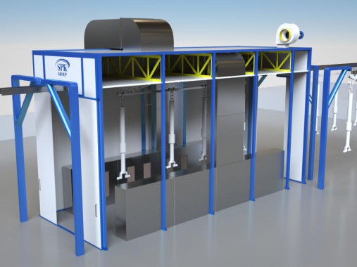 Комплекс подготовки, покраски и сушки SPK