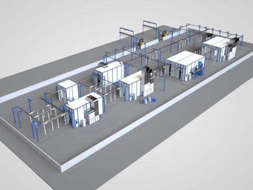 Комплекс подготовки, покраски и сушки SPK