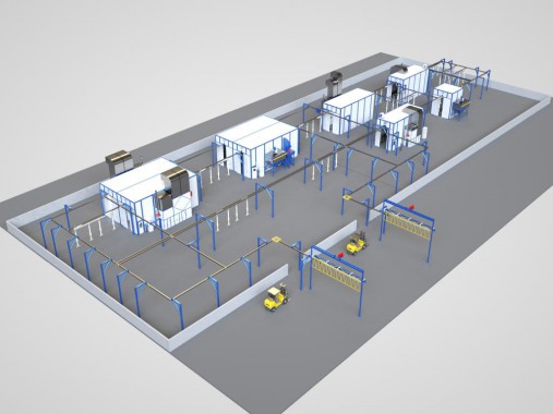 Комплекс подготовки, покраски и сушки SPK