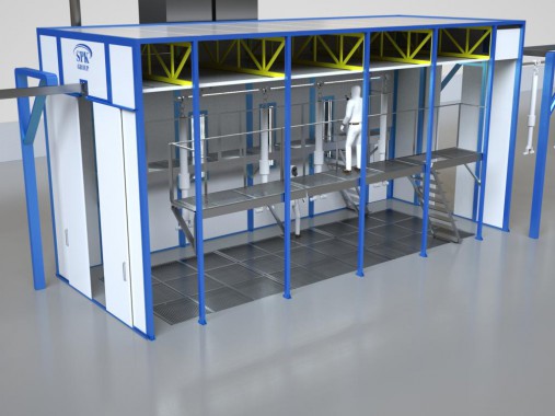 Комплекс подготовки, покраски и сушки SPK