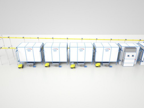 Линия окраски среднегабаритных узлов и деталей SPK