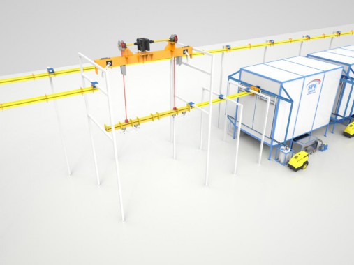 Линия окраски среднегабаритных узлов и деталей SPK