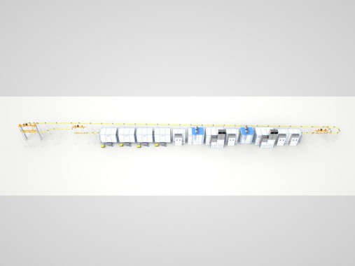 Линия окраски среднегабаритных узлов и деталей SPK