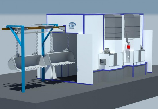 Линия подготовки, покраски и сушки SPK