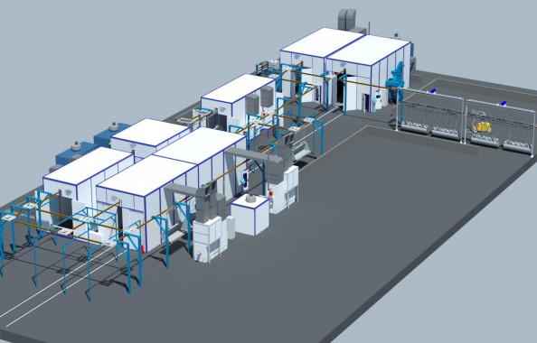 Линия подготовки, покраски и сушки SPK