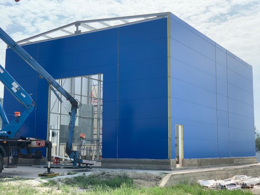 Уличная камера окраски и сушки для нефтяного оборудования SPK-15.6.7, г. Новороссийск