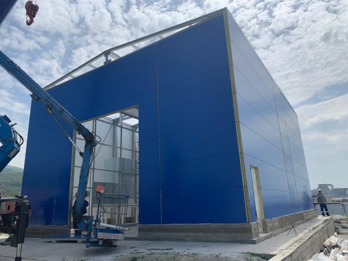 Уличная камера окраски и сушки для нефтяного оборудования SPK-15.6.7, г. Новороссийск