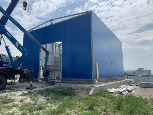 Уличная камера окраски и сушки для нефтяного оборудования SPK-15.6.7, г. Новороссийск