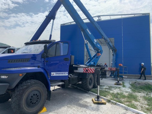 Уличная камера окраски и сушки для нефтяного оборудования SPK-15.6.7, г. Новороссийск