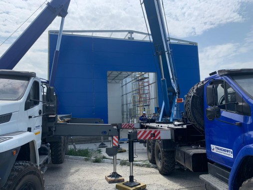 Уличная камера окраски и сушки для нефтяного оборудования SPK-15.6.7, г. Новороссийск