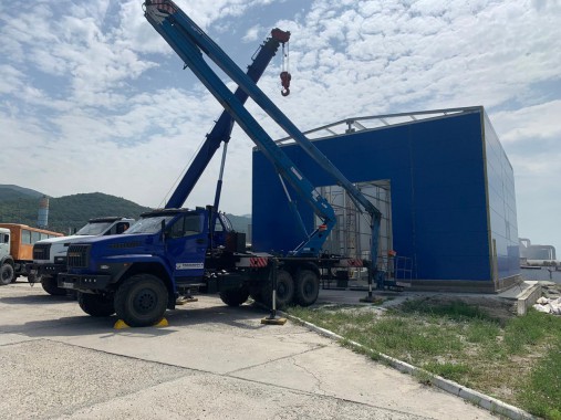 Уличная камера окраски и сушки для нефтяного оборудования SPK-15.6.7, г. Новороссийск