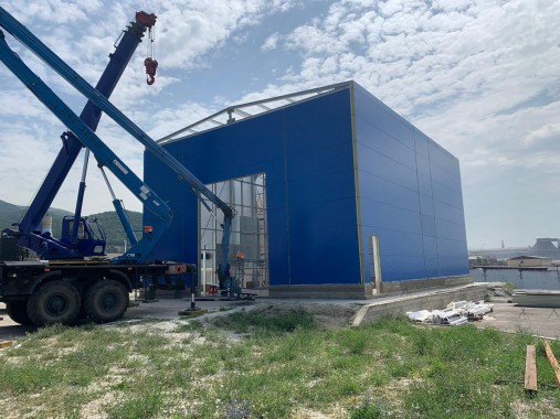 Уличная камера окраски и сушки для нефтяного оборудования SPK-15.6.7, г. Новороссийск