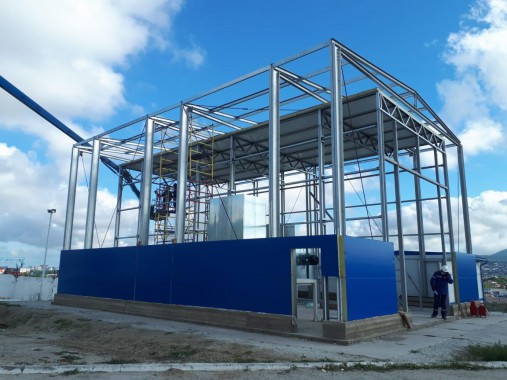 Уличная камера окраски и сушки для нефтяного оборудования SPK-15.6.7, г. Новороссийск