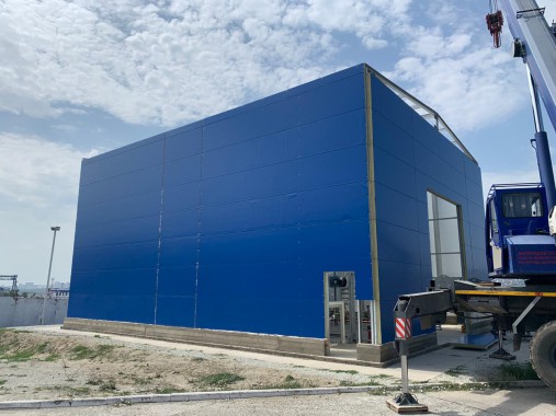 Уличная камера окраски и сушки для нефтяного оборудования SPK-15.6.7, г. Новороссийск