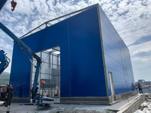 Уличная камера окраски и сушки для нефтяного оборудования SPK-15.6.7, г. Новороссийск