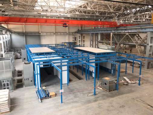 Комплекс подготовки поверхности, покраски и сушки для ж/д оборудования SPK-42.23.4, г. Тверь