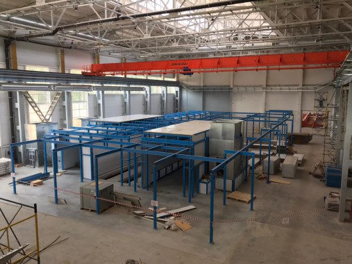 Комплекс подготовки поверхности, покраски и сушки для ж/д оборудования SPK-42.23.4, г. Тверь