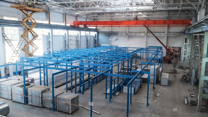 Комплекс подготовки поверхности, покраски и сушки для ж/д оборудования SPK-42.23.4, г. Тверь