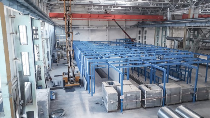 Комплекс подготовки поверхности, покраски и сушки для ж/д оборудования SPK-42.23.4, г. Тверь