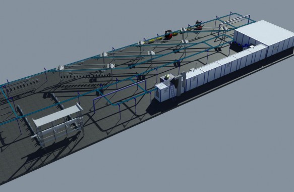 Линия катафорезной и порошковой окраски SPK-KTL
