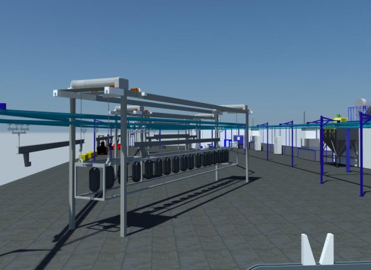 Линия катафорезной и порошковой окраски SPK-KTL