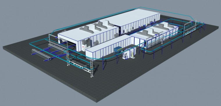 Линия катафорезной и порошковой окраски SPK-KTL