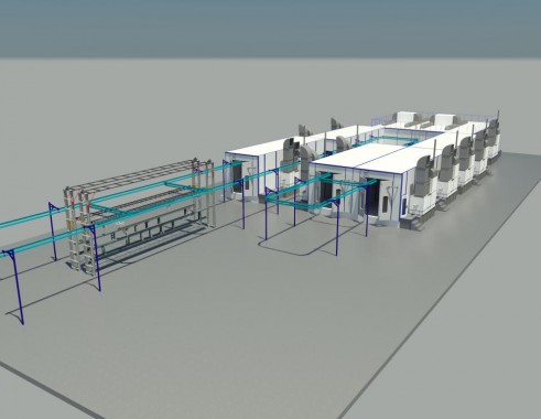 Комплекс окраски рам КАМАЗА SPK