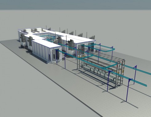 Комплекс окраски рам КАМАЗА SPK