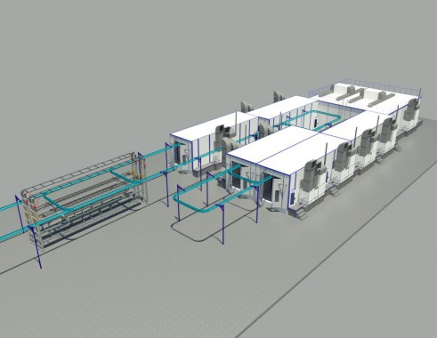 Комплекс окраски рам КАМАЗА SPK