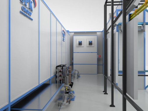 Линия окраски жидкими ЛКМ