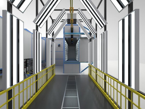 Линия окраски жидкими ЛКМ