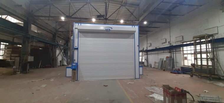 Покрасочно-сушильная камера для деталей спецтехники SPK-P 18.5.4