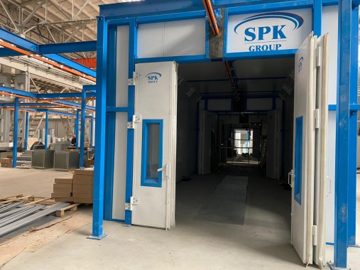 Комплекс подготовки поверхности, покраски и сушки для ж/д оборудования SPK-42.23.4, г. Тверь