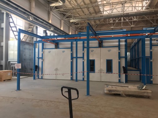 Комплекс подготовки поверхности, покраски и сушки для ж/д оборудования SPK-42.23.4, г. Тверь