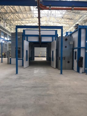 Комплекс подготовки поверхности, покраски и сушки для ж/д оборудования SPK-42.23.4, г. Тверь