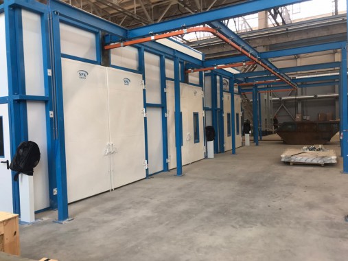 Комплекс подготовки поверхности, покраски и сушки для ж/д оборудования SPK-42.23.4, г. Тверь