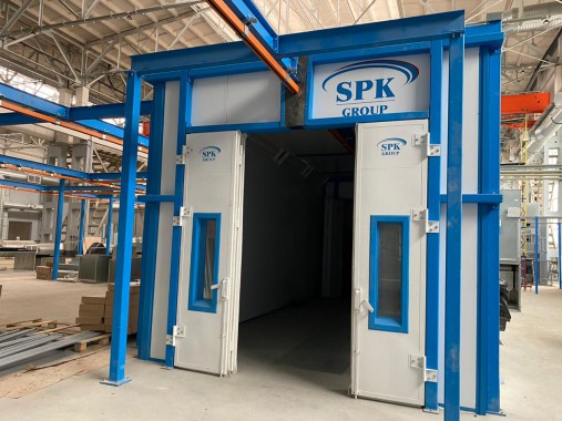 Комплекс подготовки поверхности, покраски и сушки для ж/д оборудования SPK-42.23.4, г. Тверь