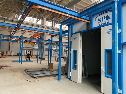 Комплекс подготовки поверхности, покраски и сушки для ж/д оборудования SPK-42.23.4, г. Тверь