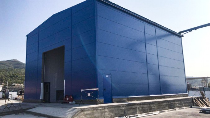 Уличная камера окраски и сушки для нефтяного оборудования SPK-15.6.7, г. Новороссийск