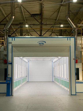Покрасочно-сушильная камера для деталей спецтехники SPK-P 18.5.4