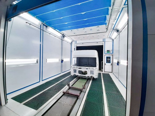 Окрасочно-сушильная камера для кабин грузовых автомобилей SPK