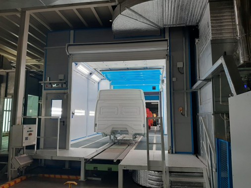 Окрасочно-сушильная камера для кабин грузовых автомобилей SPK