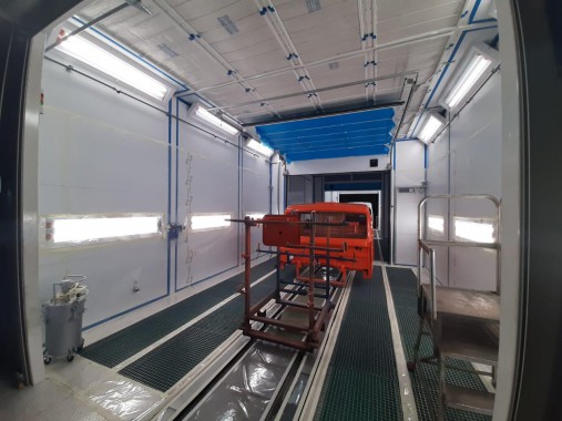 Окрасочно-сушильная камера для кабин грузовых автомобилей SPK