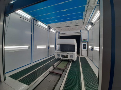 Окрасочно-сушильная камера для кабин грузовых автомобилей SPK