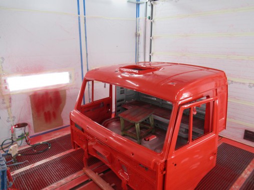 Окрасочно-сушильная камера для кабин грузовых автомобилей SPK