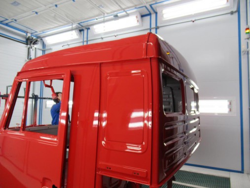 Окрасочно-сушильная камера для кабин грузовых автомобилей SPK