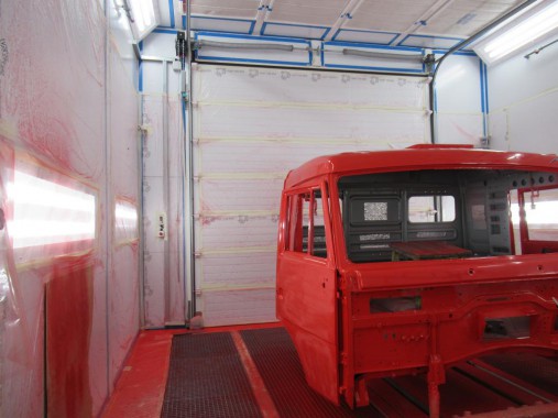 Окрасочно-сушильная камера для кабин грузовых автомобилей SPK
