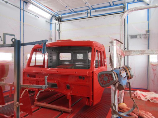 Окрасочно-сушильная камера для кабин грузовых автомобилей SPK